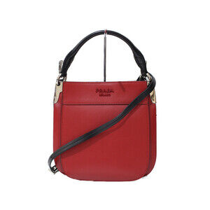Prada Maggit Shoulder Bag of Red Leather